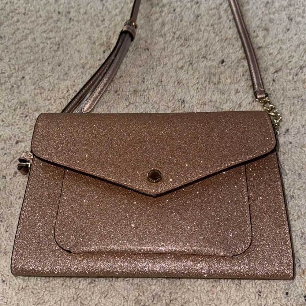 Pink Glitter Kate Spade Wallet/Purse. Brand New, Used Zero Times.